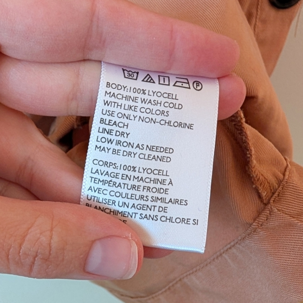 Urban Outfitters Dusty Rose Jumper/Overall Dress with Buttons - Picture 7 of 7